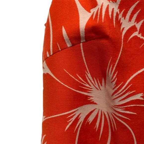 NEW Trina Turk Dress Pompoms Floral Coral Red White Lined Women’s 2 Pleasant NWT - Picture 7 of 16